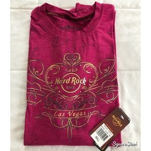 Hard Rock Authentic Las Vegas peace love t-shirt